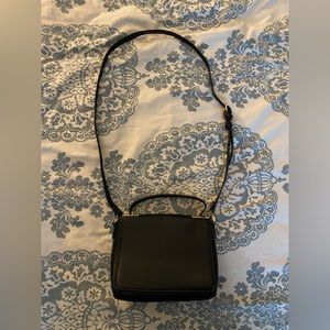 Forever 21 Black Crossbody with Gold Accents